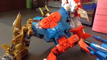 Transformers Stop Motion [Combiner Wars] pt4 Bruticus vs Skyreign