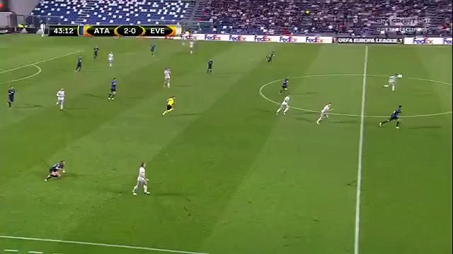 Bryan Cristante Goal - Atalanta vs Everton 3-0 (14.09.2017)