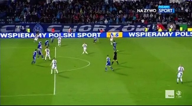 2-1 Dawid Abramowicz Goal Poland 1. Liga - 14.09.2017 Ruch Chorzow 2-1 GKS Tychy