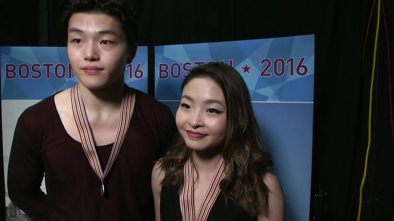 2016 Maia Shibutani & Alex Shibutani Worlds Post-FD Interview (Swedish Coverage) 720p
