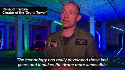 Drone Tower: high-tech drone flying centre opens in Brussels