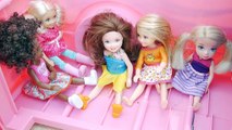 رحلة المدرسة و حادثة مخيفة العاب بنات الأنسة فلة باربي Barbie School Filed trip Dino