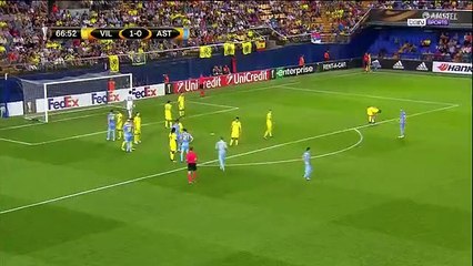 Yuri Logvinenko Goal Villarreal vs FC Astana 1-1 (14.09.2017)