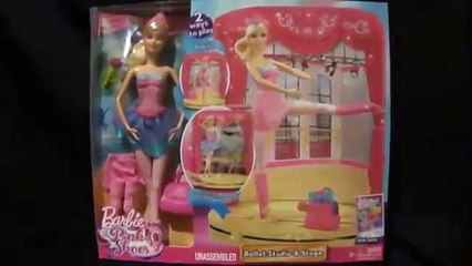 Barbie in the Pink Shoes doll and Ballet Studio and Stage -- Barbie in the Pink Shoes