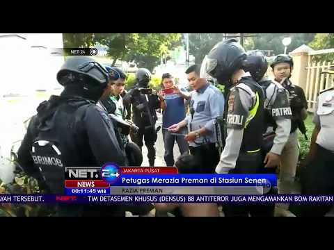 Petugas Merazia Preman di Stasiun Pasar Senen - NET24