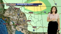 Small chance of storms around the Valley on Thursday