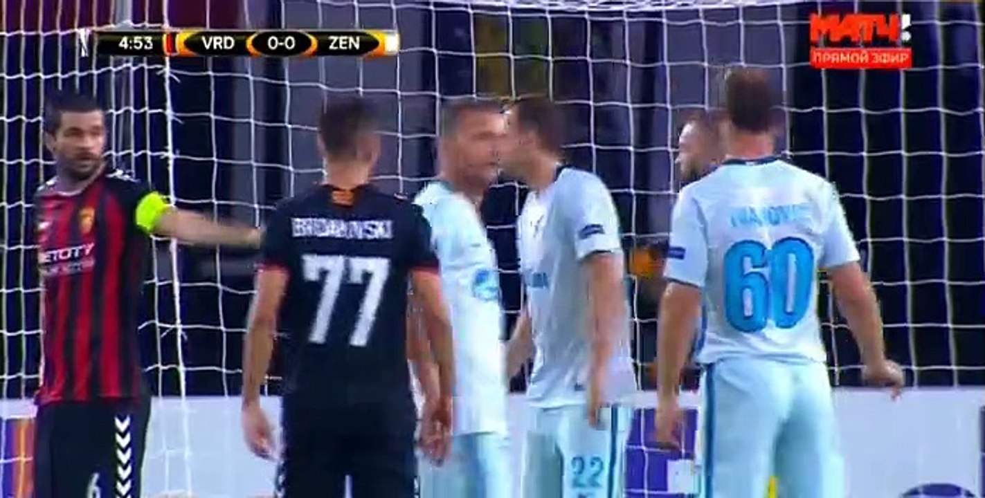 Aleksandr Kokorin Goal HD - Vardar	0-1	Zenit Petersburg 14.09.2017