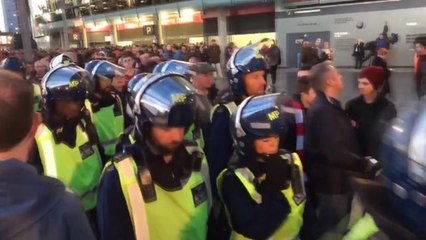 Arsenal game delayed 'in the interests of crowd safety'