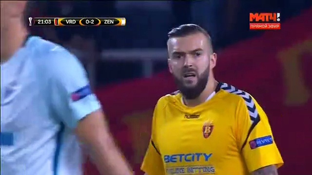 Aleksandr Kokorin Goal - Vardar vs Zenit Petersburg 0-2 (14.09.2017)