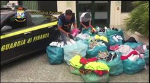 Prodotti contraffatti: a Molfetta sequestrati 1.264 tra indumenti, scarpe e cd