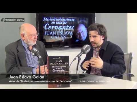 Juan Eslava Galán, autor de 'Misterioso asesinato en casa de Cervantes'. 7-4-2015