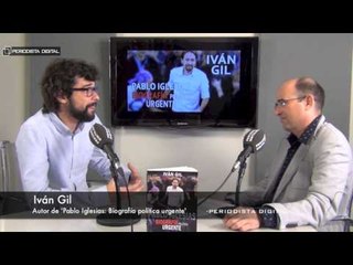 Iván Gil, autor del libro 'Pablo Iglesias, biografía política urgente'. 14-4-2015