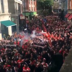 FC Köln fans in London Against Arsenal