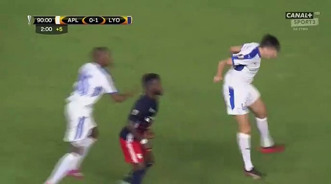 Apollon 1-1 Lyon Adrian Sardinero Goal HD - 14.09.2017