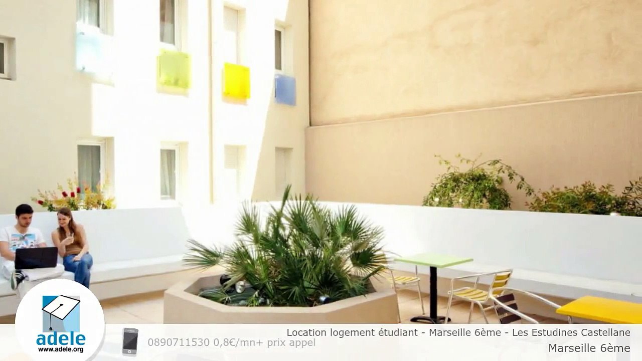 Location logement étudiant - Marseille 6ème - Les Estudines Castellane