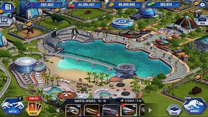 MEGALODON MAX LVL (40) - Jurassic World The Game - *Aquatic Update*