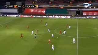 Aaron Iseka Leya Goal - Waregem vs Nice 1-3 (14.09.2017)