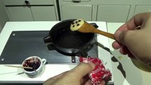 Miniature Food Blueberry Pancake (mini food) (miniature cooking) (ASMR) (DIY) (Kids toys)