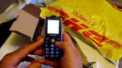UHANS V5 - Распаковка + обзор телефона - Unpacking + phone review
