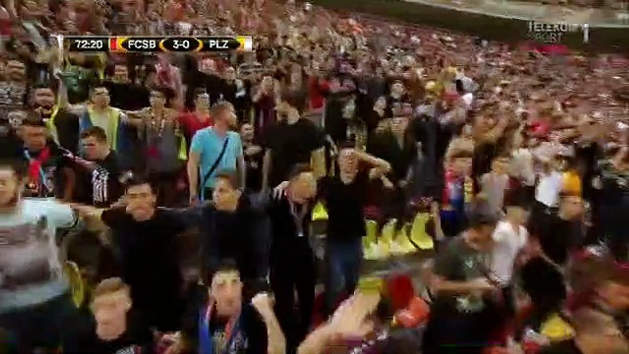 Denis Alibec Goal - FCSB vs Plzen 3-0 (14.09.2017)