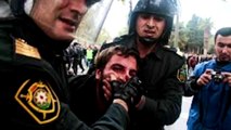 Azərbaycanı biabır edən alçaq, zorakı və şərəfsiz polislər. Polis zorakığına son!