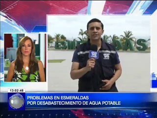 Problemas en Esmeraldas por desabastecimiento de agua potable