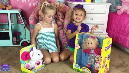 New Cabbage Patch Baby Doll & Adoptimals Kitten W/ Play Doh Girl Bedroom Tour