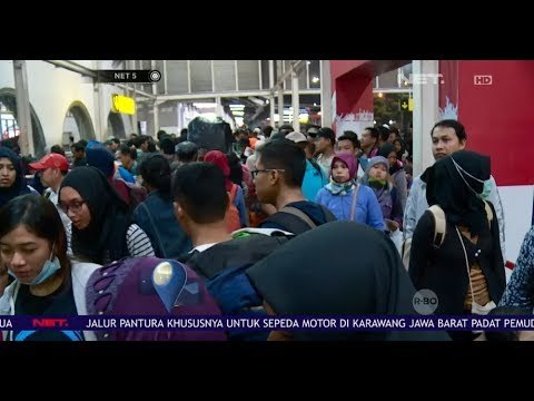 Puncak Arus Mudik Lebaran, Pemudik Di Stasiun Pasar Senen Meningkat Drastis -NET5