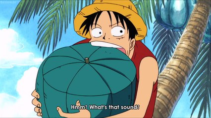 The Straw Hats meet Conis at Skypieas Angel Beach #553