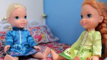 Anna And Elsa Toddlers Babysit Twins Babies! - Elsa And Anna