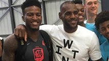 LeBron James SCHOOLS Jordan Bell; 