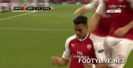 Alexis Sanchez Goal HD - Arsenal 2-1 Koln 15.09.2017 HD