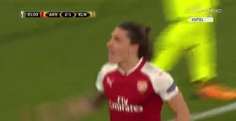 Héctor Bellerín Goal HD - Arsenal 3-1 FC Koln 15.09.2017 HD