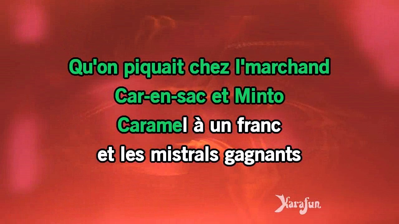 Karaoké Mistral gagnant - Coeur de pirate