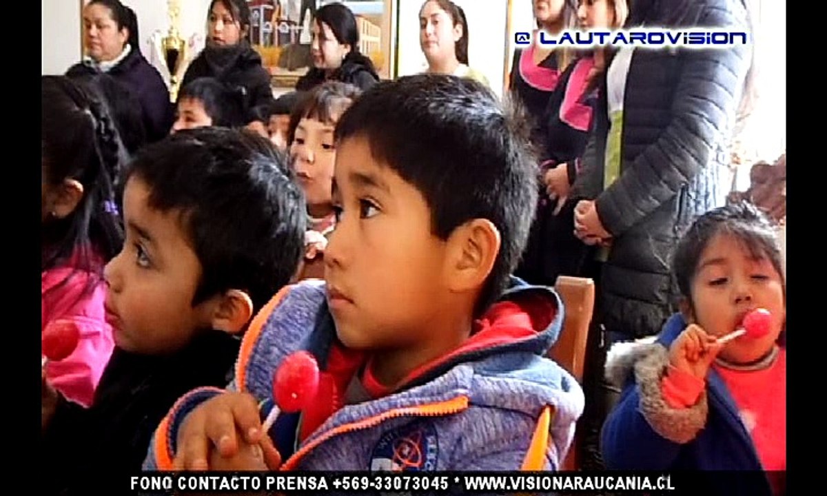 Niños de escuela mi mundo en palabras de la comuna de Lautaro visitaron a Alcalde