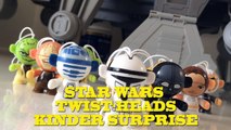 Star Wars 15 Kinder Surprise Twist Heads, Unboxing Eggs