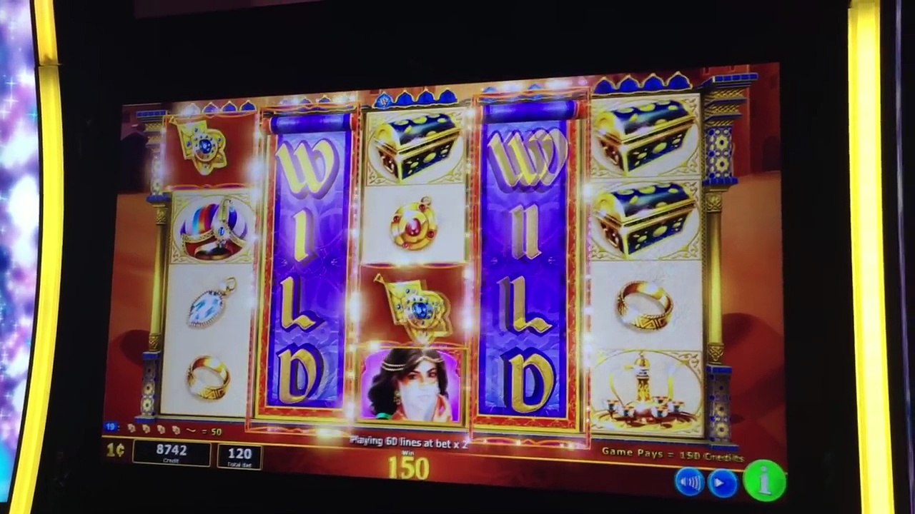 *NEW SLOT* Aladdins Fortune 3D* Max Bet Bonus and Line Hits!!*Live Play* Slot Machine Bonus*By IGT*