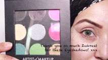Asian Bridal Makeup tutorial using AOM Cosmetics ماكياج العربي