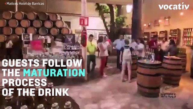 Sleep Inside A Tequila Barrel At the Tequila Hotel