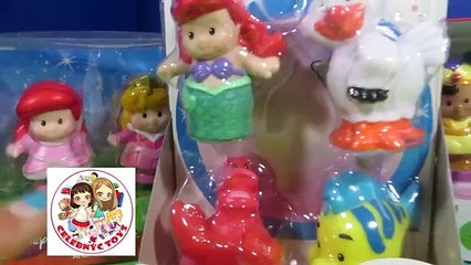 Little People Ariels Coach Prince Eric Sebastian Seahorse carriage The Little Mermaid Unb