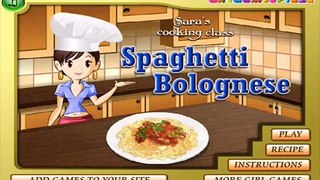 Spagetti a la bolognesa| Juegos de cocina con sara