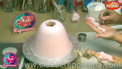 Barbie Princesa - Cómo Decorar una Torta o Pastel de Barbie