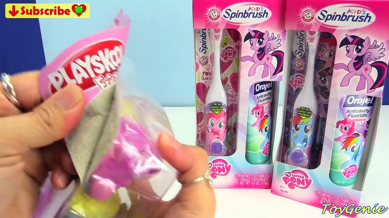My Little Pony Brushing Teeth with Pinkie Pie, Starsong, and Applejack ...