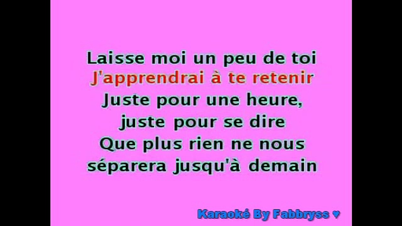 Avant de Partir - Êve Angeli - Karaoké FKA