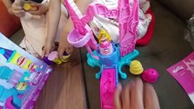 Disney prenses Aurora ve prenses kalesi play doh, eğlenceli çocuk videosu