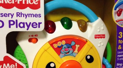Fisher Price Laugh & Learn Nursery Rhymes CD Player toy unboxing