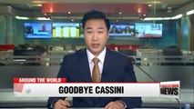 NASA bids farewell to Cassini satellite