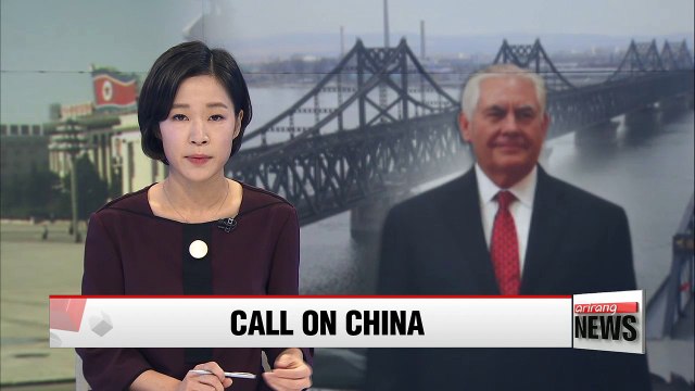 Tillerson presses China to cut its oil supply to North Korea