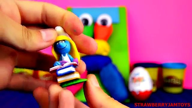 Play Doh Surprise Egg Monster! Looney Tunes Angry Birds Cars 2 Monsters University Smurfs