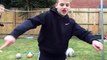 GARDEN FOOTBALL CHALLENGES WITH MY BROTHER!
